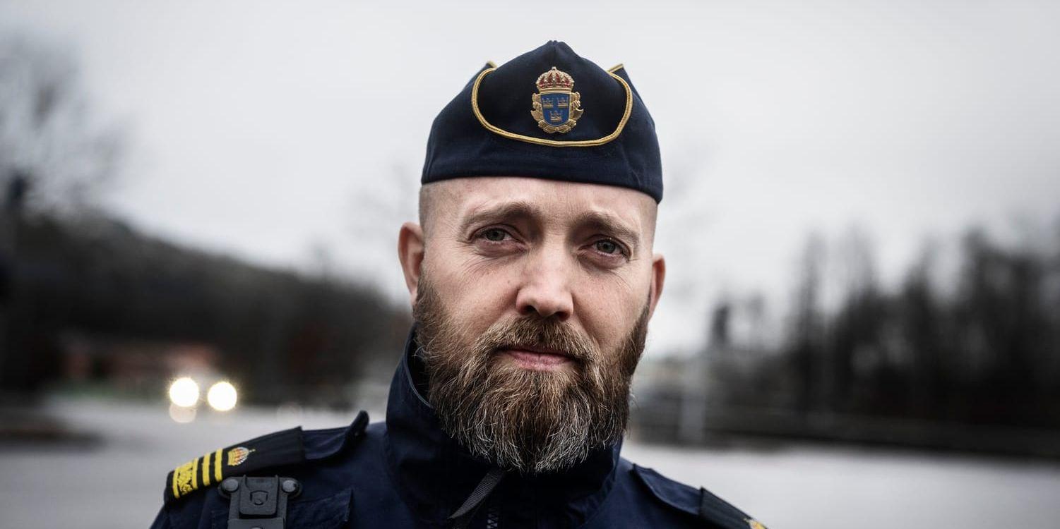 Johan Dahlström är gruppchef på trafikpolisen i Göteborg. 