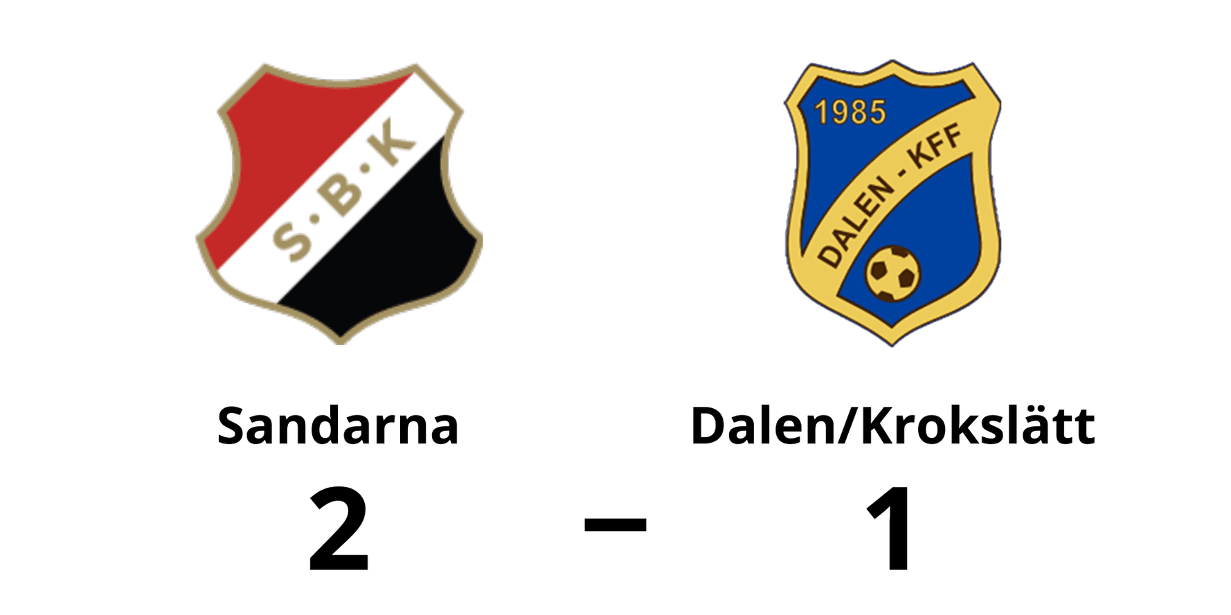 Sandarna BK vann mot Dalen/KFF